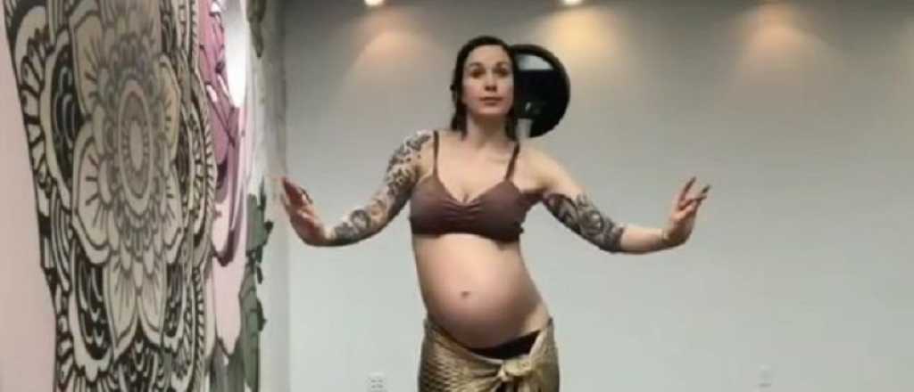 Video: la hipnótica danza del vientre de una embarazada