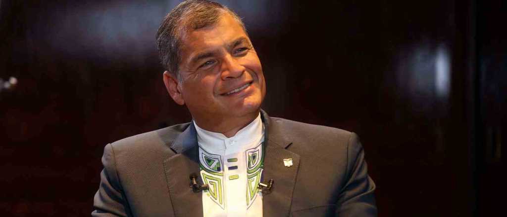 Correa aseguró estar muy contento con el triunfo de Alberto Fernández