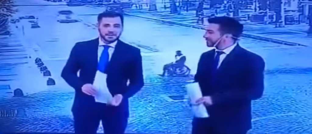 Video: el divertido "milagro" que transmiti&oacute; sin querer Canal 9 de Mendoza