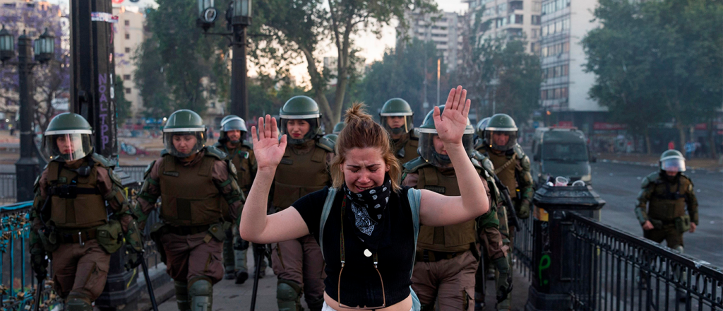 Más de 30 detenidos en una nueva jornada de protestas en Chile
