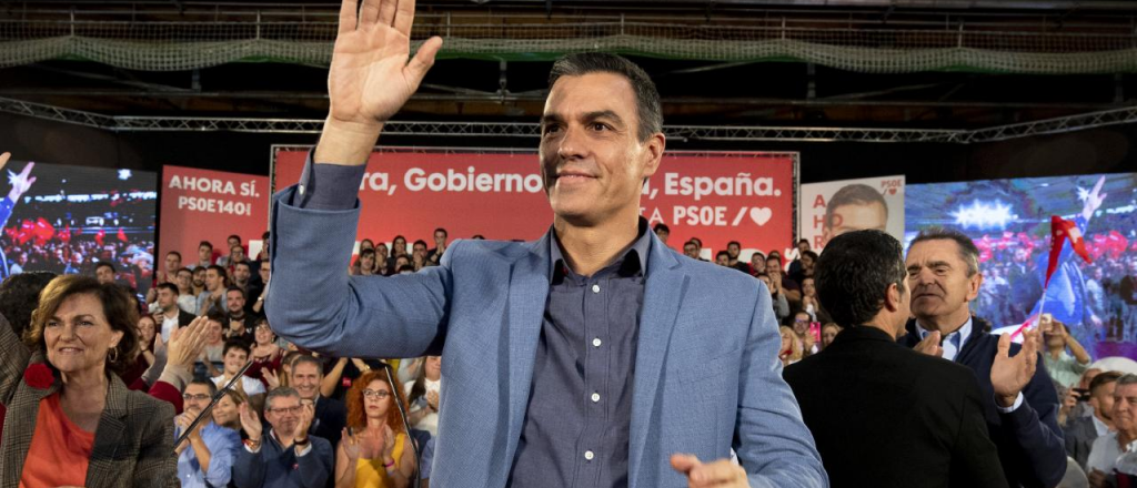 El presidente Pedro Sánchez ganó las elecciones en España