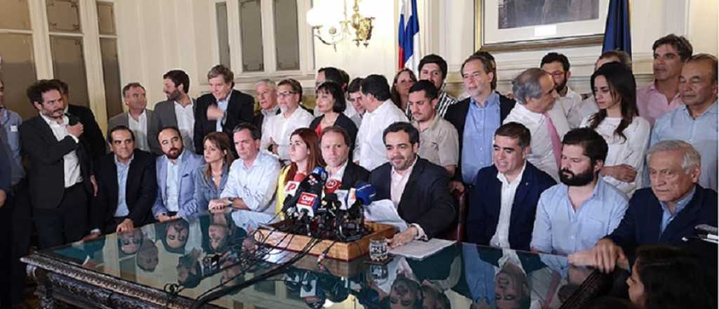 En Chile se logró un histórico acuerdo para cambiar la Constitución