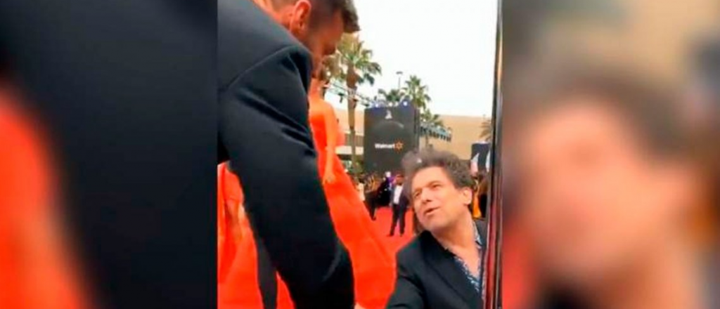 El cariñoso encuentro entre Ricky Martin y Andrés Calamaro