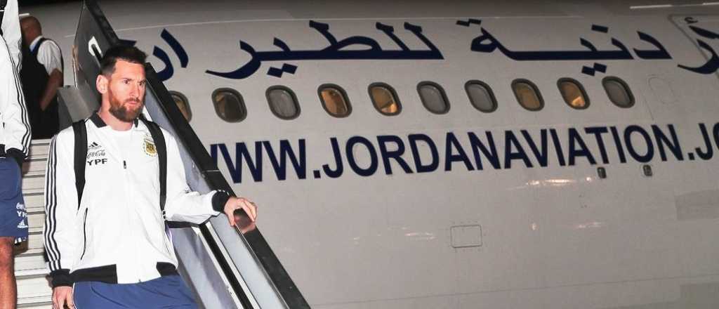 La Selecci&oacute;n Argentina lleg&oacute; a Tel Aviv para jugar ante Uruguay