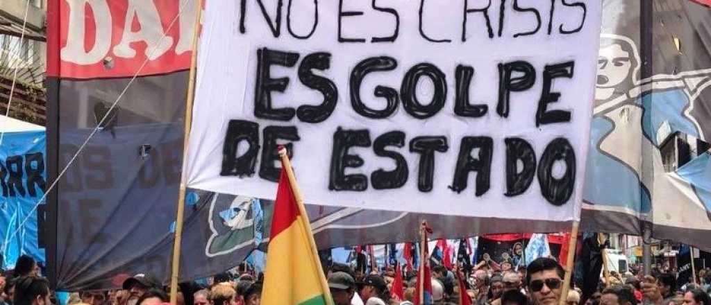 Habrá marcha en Plaza de Mayo con la consigna "No al golpe de Estado en Bolivia"