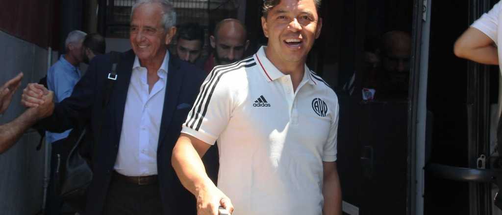 El presidente de River habl&oacute; sobre la continuidad de Gallardo