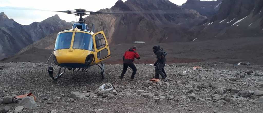 Un norteamericano fue rescatado en el Cerro Aconcagua