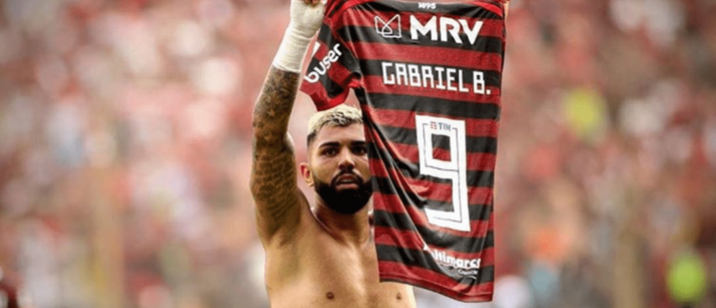 Boca le regaló una camiseta a Gabigol, el verdugo de River en la Copa