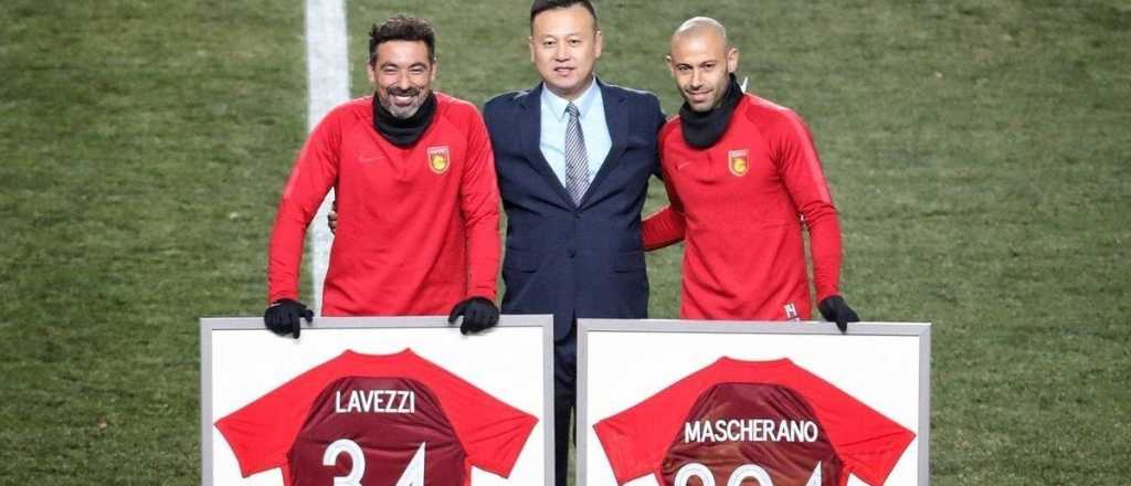 Lavezzi y Mascherano se despidieron del fútbol chino