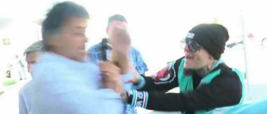 Video: Alex Caniggia agredió de forma brutal a un equipo de periodistas 