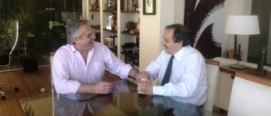 Alberto Fernández se reunió con Ricardo Alfonsín