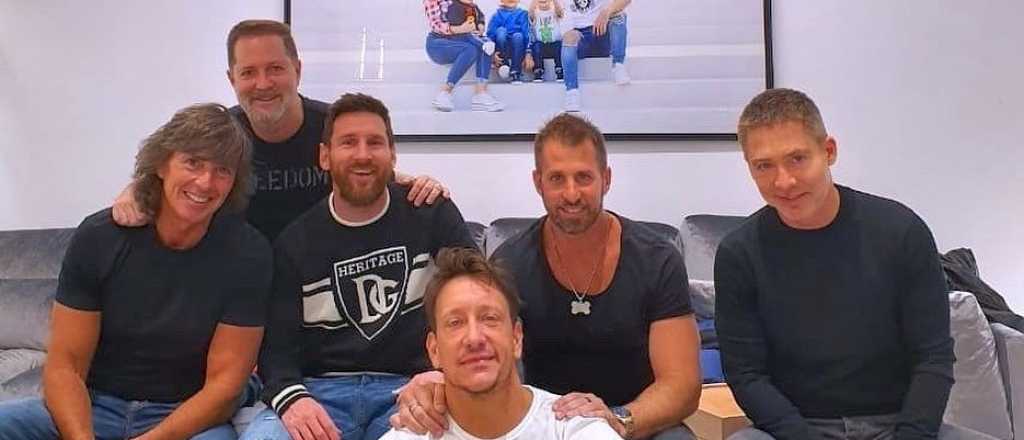 Messi, Nico Vázquez y Adrián Suar cenaron juntos en la casa de "la pulga"