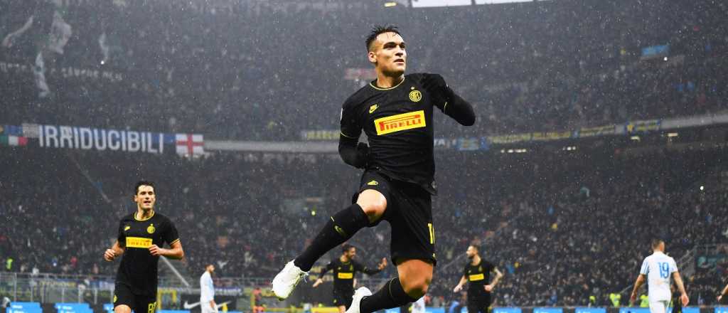 Con dos goles de Lautaro Martínez, Inter ganó y es líder del fútbol italiano