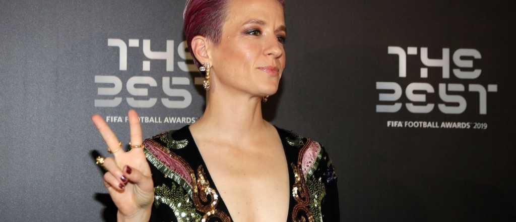 Megan Rapinoe gan&oacute; el Bal&oacute;n de Oro femenino 