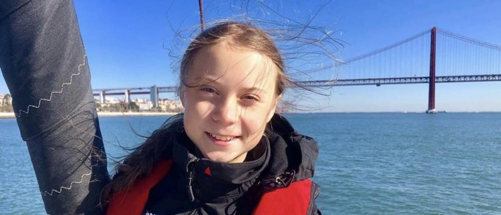 Greta Thunberg cruzó el Atlántico en barco para llegar a la Cumbre del Clima