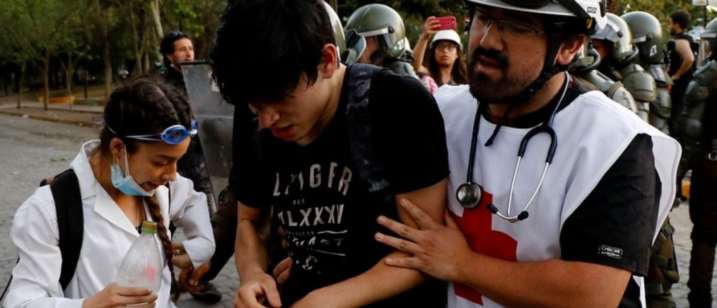 Sube a 352 el número de manifestantes con heridas oculares en Chile 