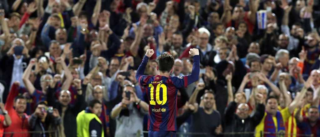Messi llev&oacute; al Barcelona a golear al Bayern de Guardiola