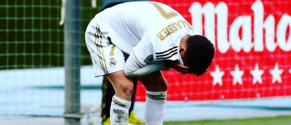 El argentino del Real Madrid convirtió un gol y se quebró de emoción