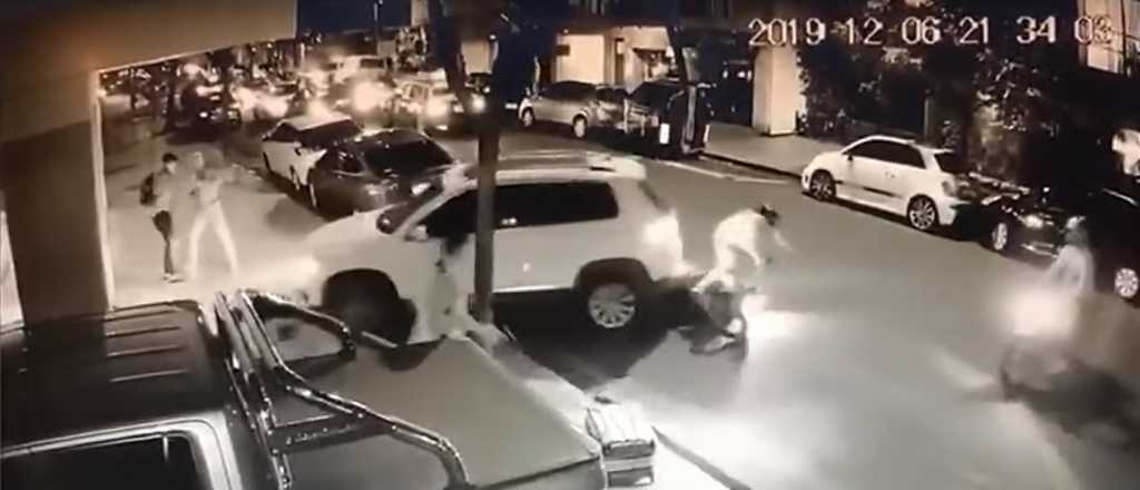 Video: motochorros los siguieron desde el aeropuerto y los asaltaron