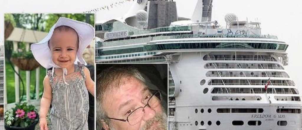 Video: se le cayó la nieta por la ventana de un crucero 