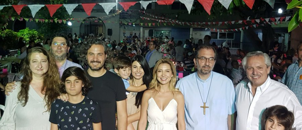 Alberto F. esperó la llegada de la Navidad en la iglesia de San Cayetano