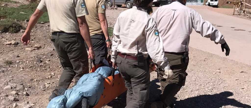 Evacuaron a un andinista francés en el Aconcagua