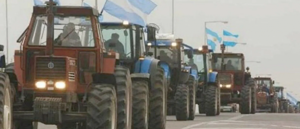 Primer "tractorazo" contra Alberto Fern&aacute;ndez por las retenciones