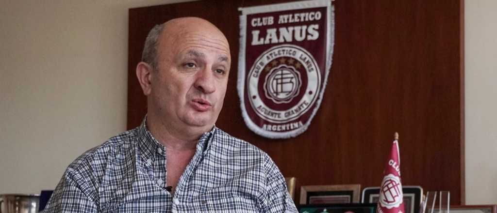 El presidente de Lanús dijo que no quieren "un torneo sin descensos"