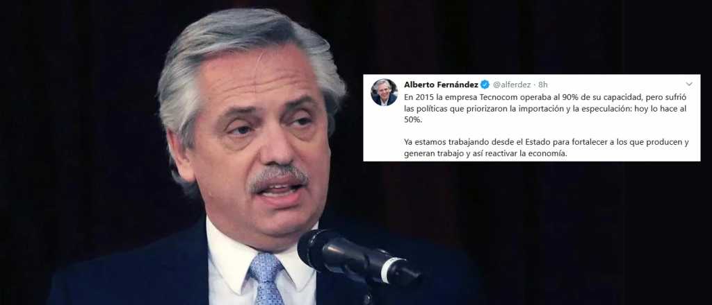 El presidente asegura que "ya est&aacute; trabajando para reactivar la econom&iacute;a"