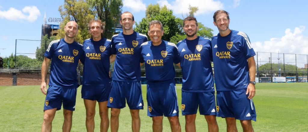 Russo arranc&oacute; en Boca y salud&oacute; uno por a uno a sus jugadores