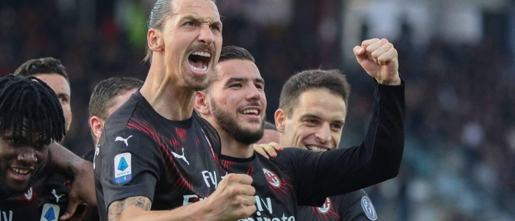 Zlatan Ibrahimovic volvió a Italia y marcó un gol en la victoria de Milan