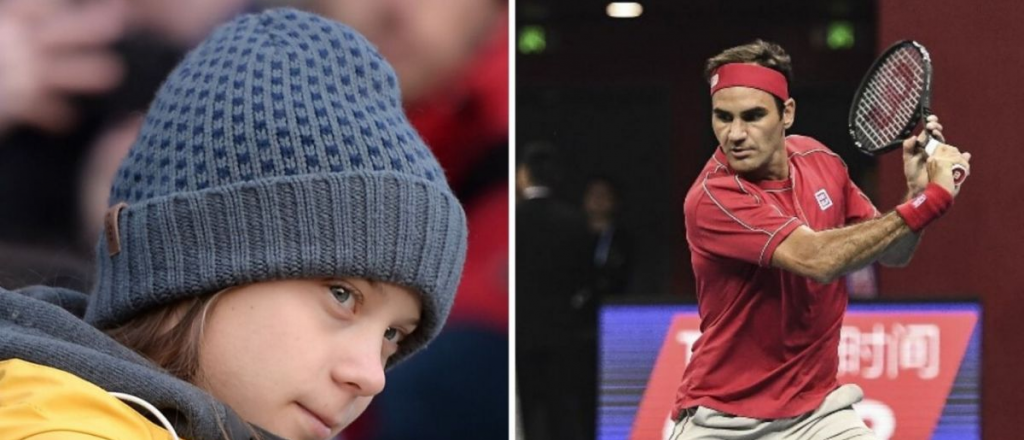 Roger Federer le respondió así a Greta Thunberg luego de la feroz campaña