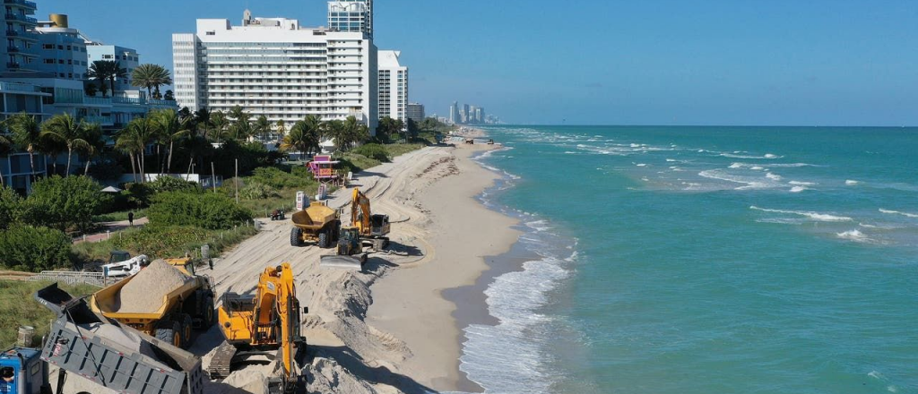 Las playas de Miami, al borde de la extinción por el cambio climático