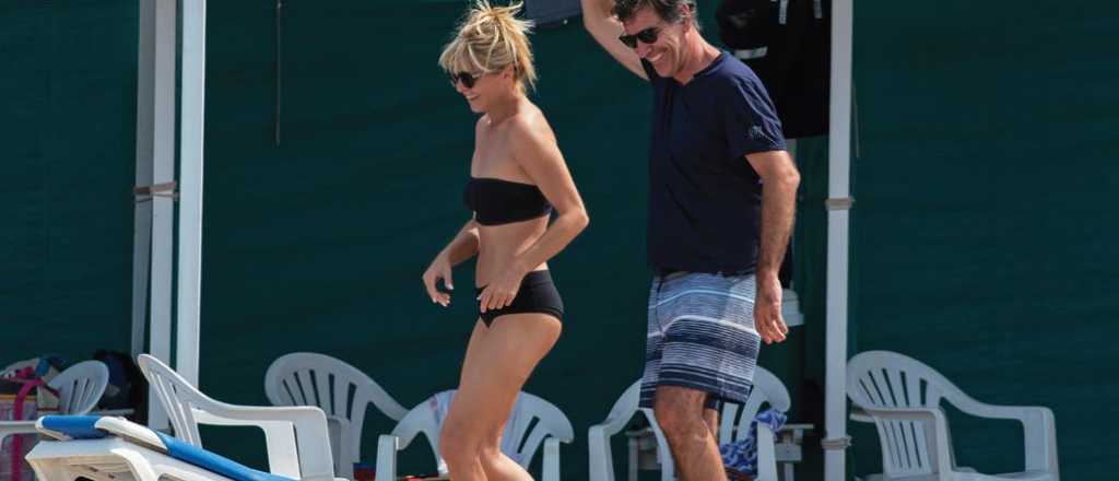 Karina Rabolini, espectacular en bikini en Pinamar a sus 52 a&ntilde;os