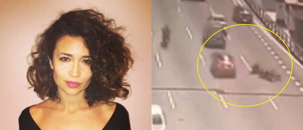 La periodista Julia Mengolini chocó a un motociclista