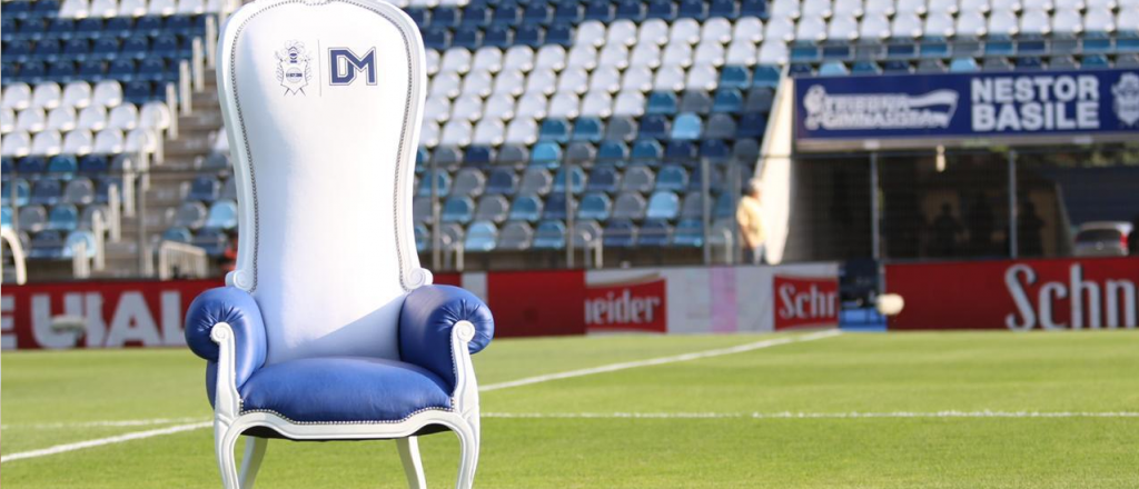Gimnasia subastar&aacute; el "trono" de Maradona despu&eacute;s de cada partido