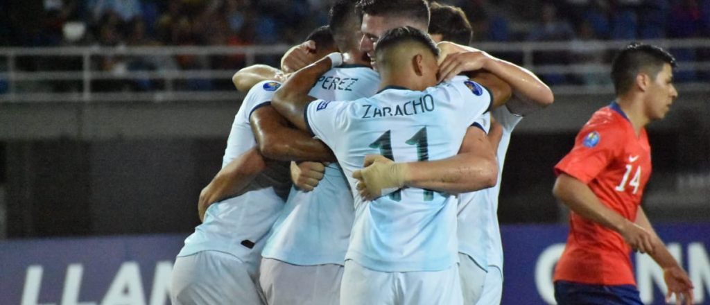 La Selección Sub 23 venció a Chile y logró su segundo triunfo en el Preolímpico