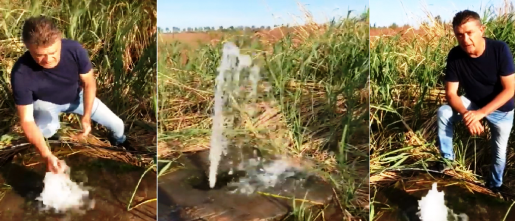 Un pozo de agua sigue desperdiciando miles de litros por día en Las Heras