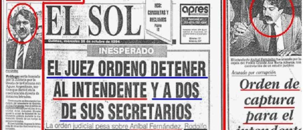 Documento: el día que Aníbal Fernández estuvo prófugo de la Justicia