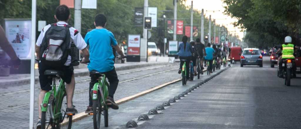 Así prepara Ciudad la nueva ciclovía en la Avenida San Martín