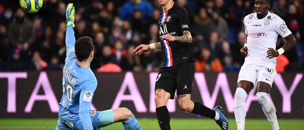 París Saint Germain goleó a Montpellier y Di María anotó un golazo