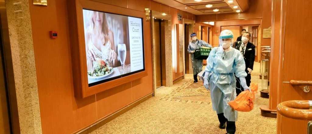Un argentino varado en el crucero de Jap&oacute;n tiene coronavirus