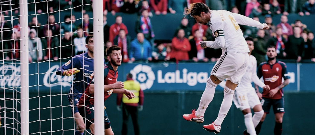 Video: la terrible patada de Sergio Ramos en la goleada de Real Madrid