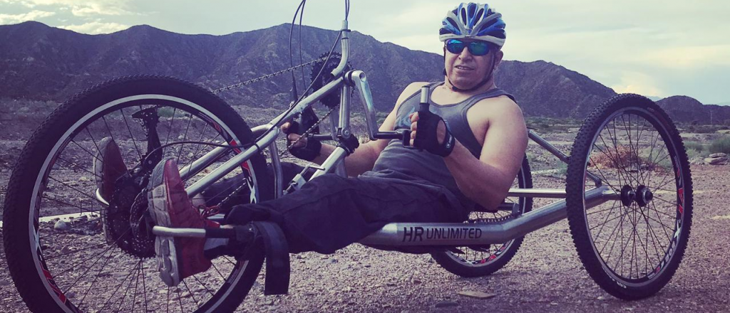 El lasherino Mario Gutiérrez cruzará los Andes en handbike
