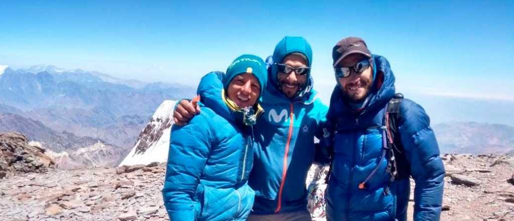 Andinista mendocino bati&oacute; el record en subir y bajar el Aconcagua en 25 horas