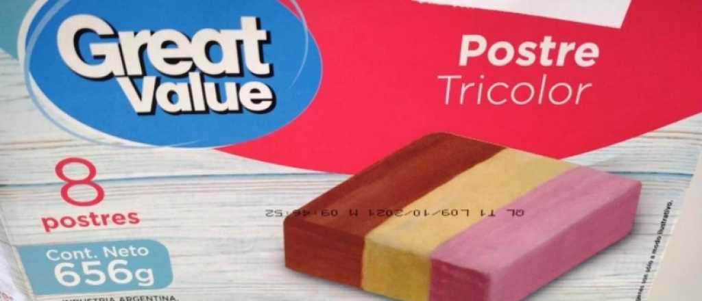 La ANMAT prohíbe la venta de "helado tricolor" que vende Walmart