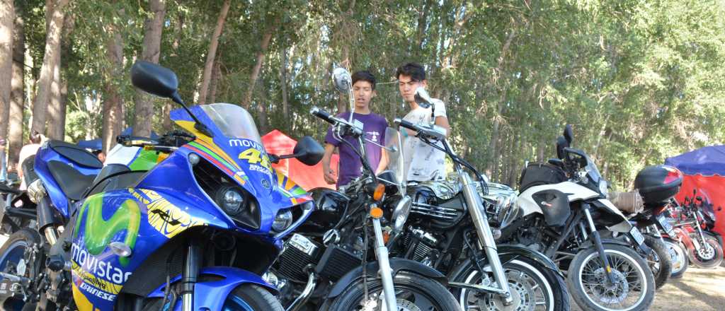 Uspallata recibió un encuentro de motociclistas de todo el mundo