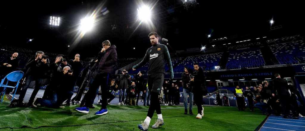 As&iacute; recibieron a Messi en N&aacute;poles, la ciudad rendida a Maradona