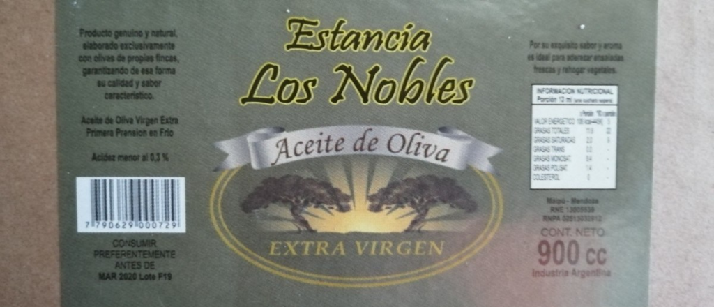 La ANMAT proh&iacute;be la venta de dos aceites de oliva mendocinos