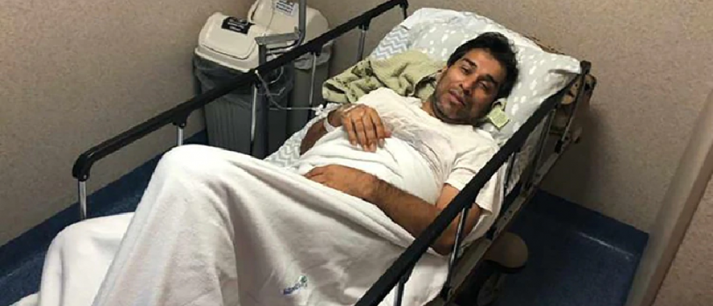 Pipino Cuevas, ex jugador de River, est&aacute; internado con dengue